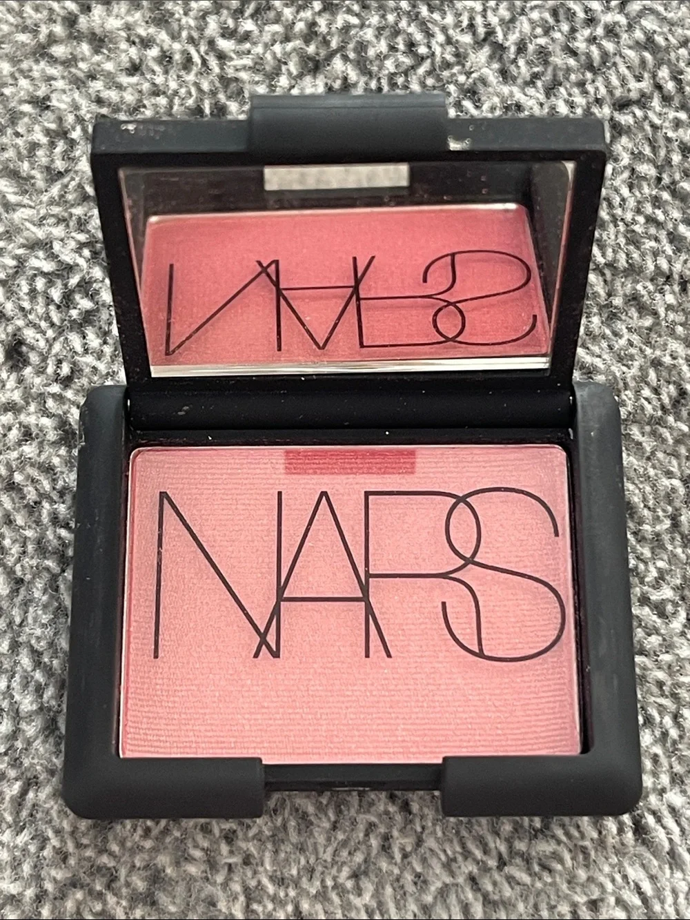 NARS Matte Black Compact with White Logo
